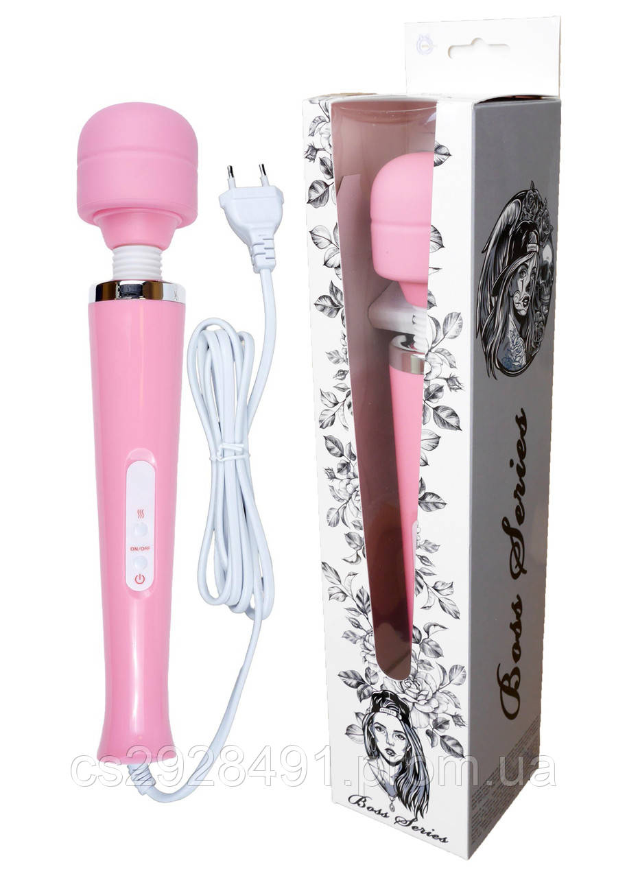 Вібромасажер  Massager Wand Cable 110-240V Pink 10 Function