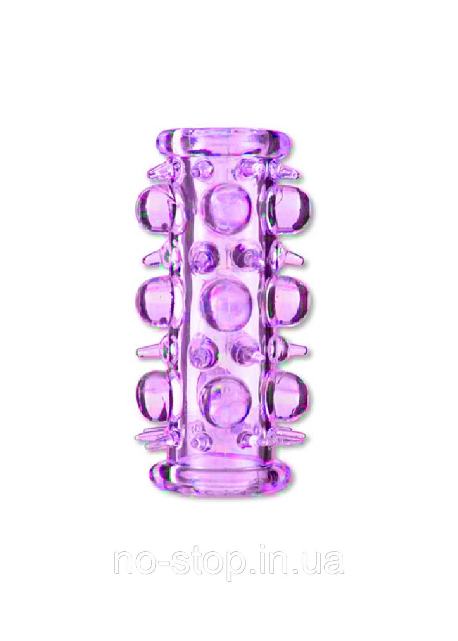 Насадка на пеніс Stretchy Sleeve Purple, фото 1