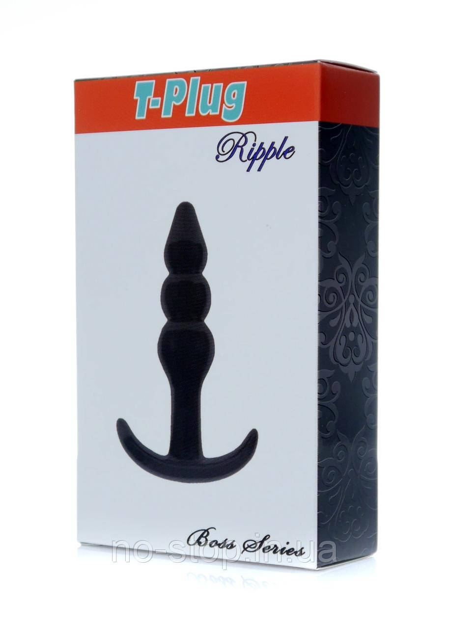 Анальна пробка T-Plug Ripple, фото 1