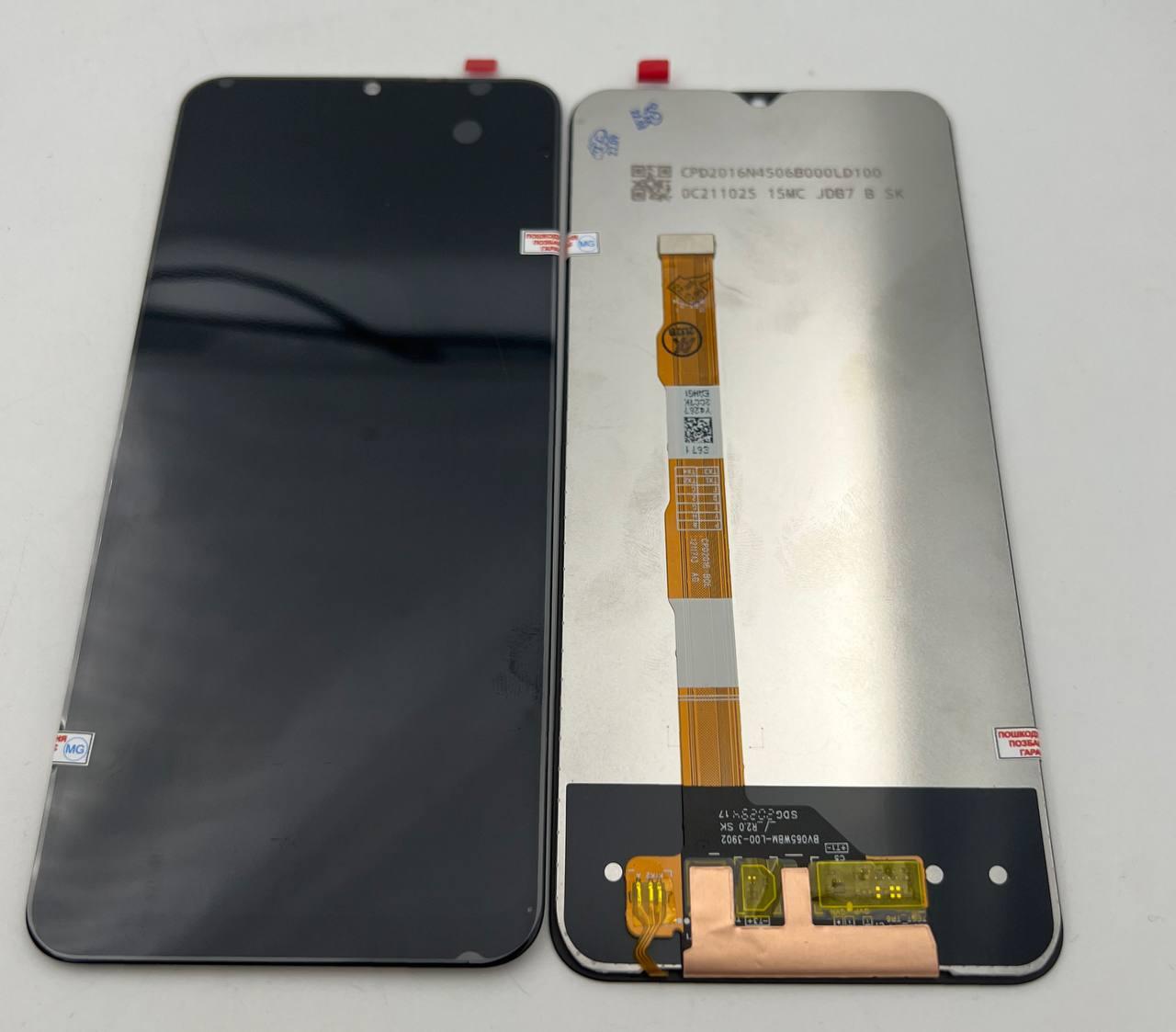 Дисплей Vivo Y20/Y20i/Y20S, чорний, з тачскрином