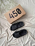 Adidas Yeezy 450 Slide Black, фото 4