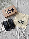 Adidas Yeezy 450 Slide Black, фото 10