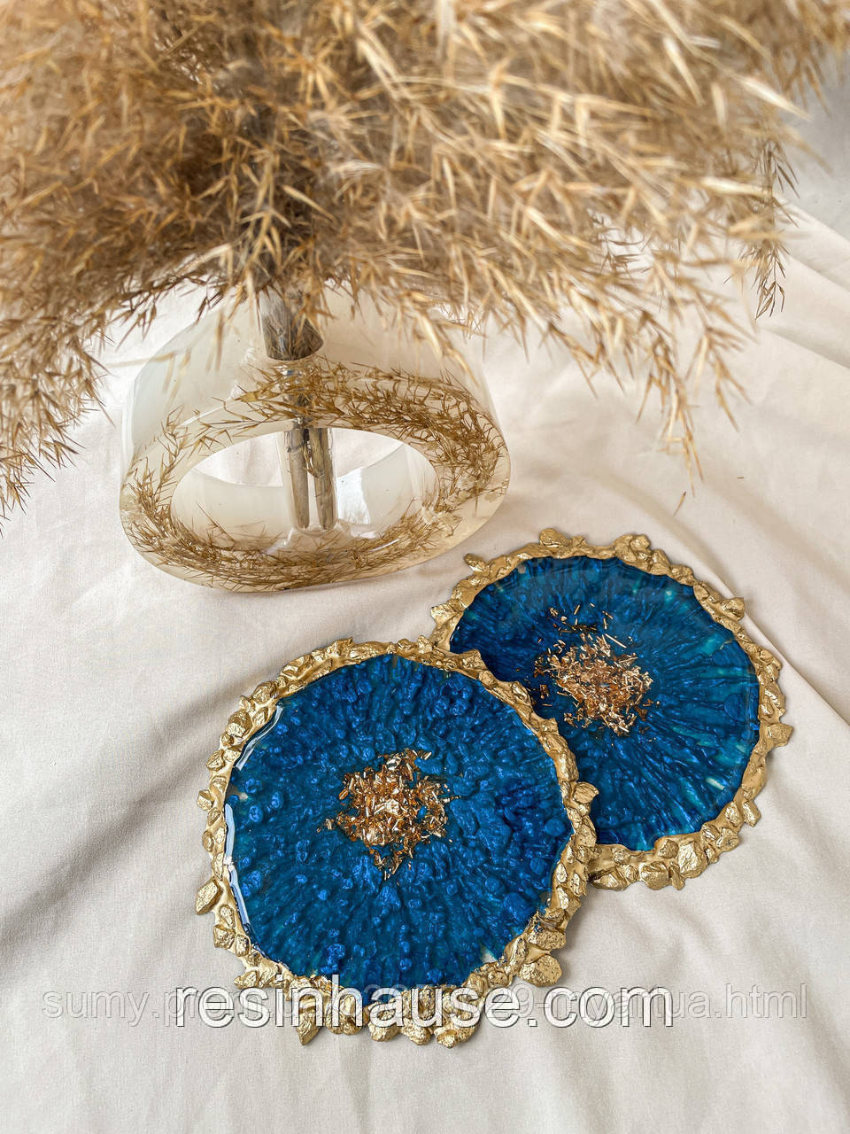 Подставки под горячие чашки бокалы из эпоксидной смолы подстаканники с ...