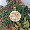 Рунічний компас, щит, Вегвісир, Vegvisir Кулон, амулет, талісман, фото 7