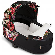 Коляска Cybex Priam 4.0 2 в 1 Spring Blossom Dark шасси Rose Gold 2022 р,, фото 4