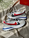 Nike VaporWaffle x Sacai White Red, фото 7