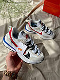 Nike VaporWaffle x Sacai White Red, фото 8