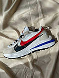 Nike VaporWaffle x Sacai White Red, фото 10