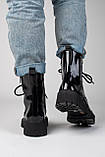 Balenciaga Boots Tractor Black Patent Lacquer, фото 5