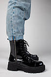 Balenciaga Boots Tractor Black Patent Lacquer, фото 7