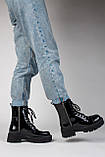 Balenciaga Boots Tractor Black Patent Lacquer, фото 8