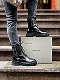 Balenciaga Boots Taccor Black Patent Fur Lacquer (Штучне хутро, лак), фото 7