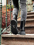 Balenciaga Boots Taccor Black Patent Fur Lacquer (Штучне хутро, лак), фото 9