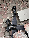 Balenciaga Boots Taccor Black Patent Fur Lacquer (Штучне хутро, лак), фото 10