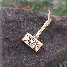 Молот Тора з коловратом Мьельнир MIJOLLNIR Підвіска Амулет, фото 3