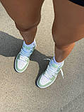 Nike Air Jordan 1 Retro Mid Green White 3, фото 9