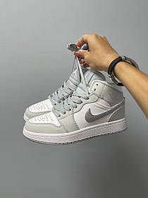 Nike Air Jordan 1 Silver Grey White