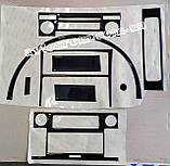 Накладки на панель Мерседес Спрінтер 906 Чорний Рояльний лак (Туреччина 61деталь) Mercedes Sprinter 2006-2020г, фото 9