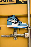 Nike Air Jordan 1 Retro High University Blue, фото 4