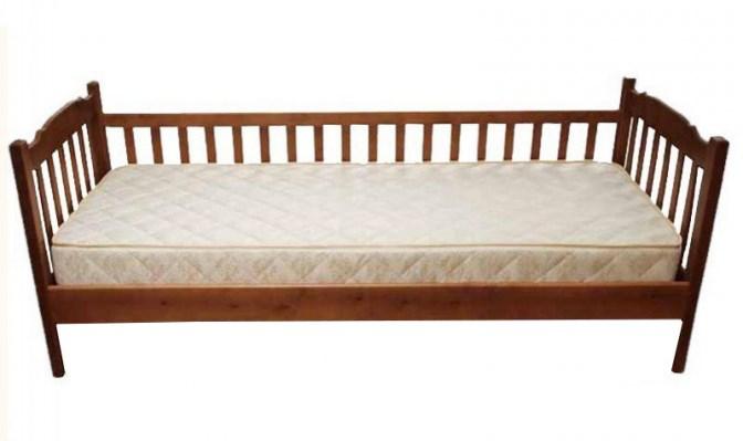 Ліжко Юніор 90-200 см (темний горіх), фото 1