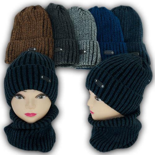 Детский комплект - шапка и шарф для мальчика Детский комплект - шапка и шарф для мальчика