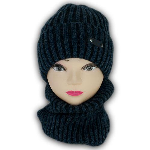 Детский комплект - шапка и шарф для мальчика Детский комплект - шапка и шарф для мальчика