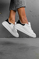 Alexander McQueen Low White Black 1