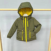 Детская Парка Active Хаки, Куртка Осень Весна, размер 80-122