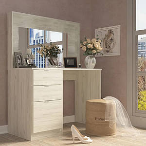 Трюмо з дзеркалом та ящиками туалетний столик для макіяжу Міс трельяж сучасні туалетні столики