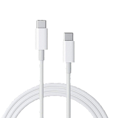 Кабель USB cable VEGGIEG TC-406 Type-C to Type-C білий для Apple MacBook/iPad -1,5м