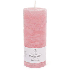 Свічка 6*15 см із персикового парафіну, горіння 45 годин