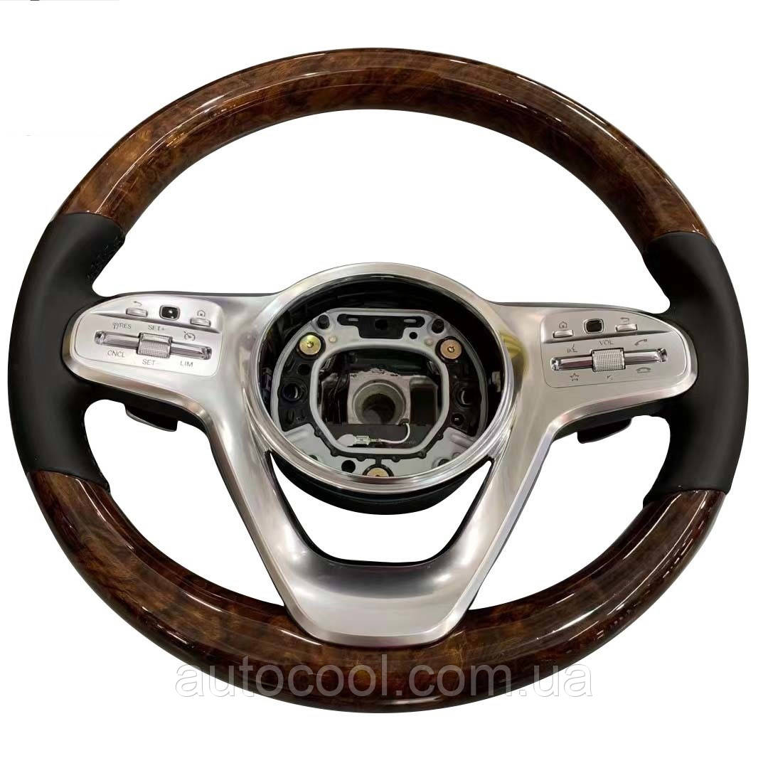 Дерев'яне кермо для Mercedes Maybach GT W190 C190 W205 C205 W166 W167 W177 W213 W217 C217 W2223 W253 W257