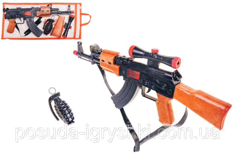 Автомат механічний "Калаш Джей" з набором 810 GoldenGun, фото 1