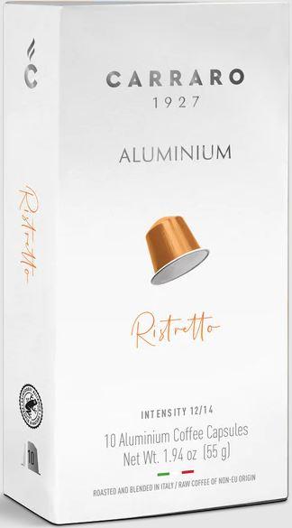 Кава в капсулах Nespresso Carraro Ristretto Aluminium