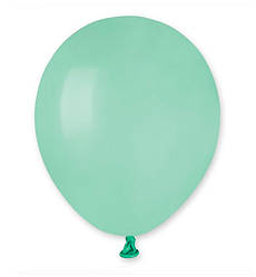 Повітряні кулі (13 см) 10 шт, Італія, колір - аквамарин (пастель)