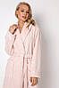 Жіночий теплий халат з поясом середньої довжини Aruelle Pearl Bathrobe, фото 2