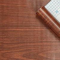 Самоклеюча плівка на кухню або на шкаф коричневе дерево 0,45х10м (30018)