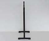 Одинарна вішалка для одягу кольору венге, фото 2