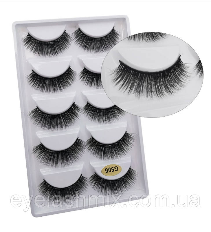 Накладні вії 3D EYELASH G506 5пар