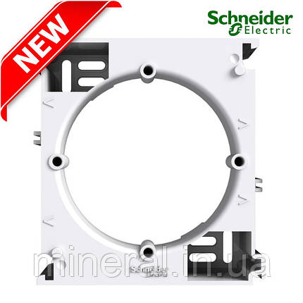 Коробка (підрозетник) Schneider Electric Asfora для зовнішнього монтажу білий EPH6100221, фото 1