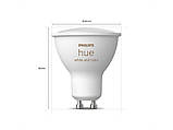 Розумні LED лампочки Philips Hue GU10 White and Color 350lm 50Вт 5.7W, ZigBee, Bluetooth, Apple HomeKit, 3шт., фото 5