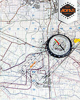 Компас тактичний картографічний AOFAR AF-5D Nato+чохол