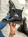 Dr. Martens Patent Black No Logo 2, фото 2