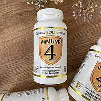 California Gold Nutrition, Immune 4, средство для укрепления иммунитета, 180 растительных капсул