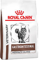 Сухой корм Royal Canin Gastrointestinal Moderate Calorie Feline для кошек при нарушениях пищеварения 400г