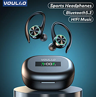 Бездротові вакуумні навушники та гарнітура Bluetooth блютуз LED VO80-1 для телефону, смартфона