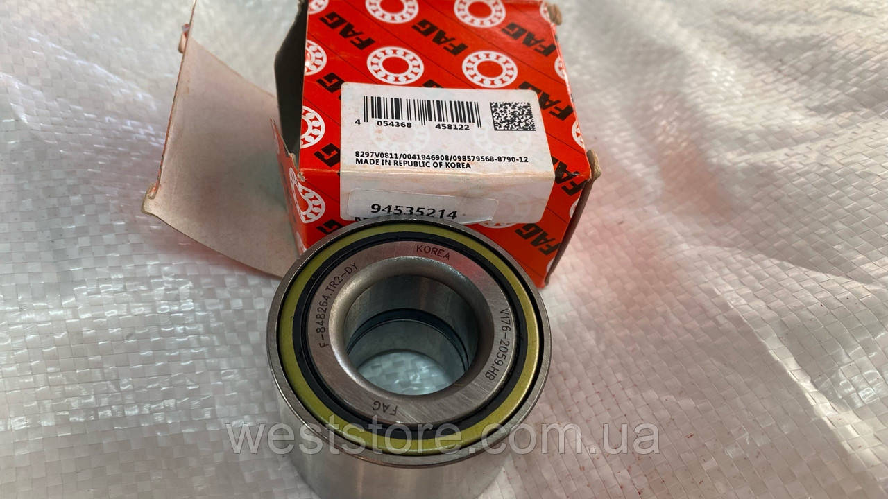 Підшипник сходинки Chevrole Aveo Авео задній FAG DT255237HL\9459214 (Т200\250\255) оригінал