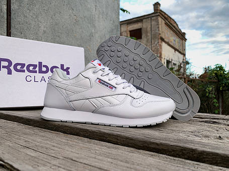 Чоловічі кросівки Reebok Classic White білі, фото 1