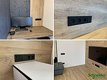 Розетка комп'ютерна Schneider Electric EPH4300171 Asfora, антрацит, пластик, фото 6
