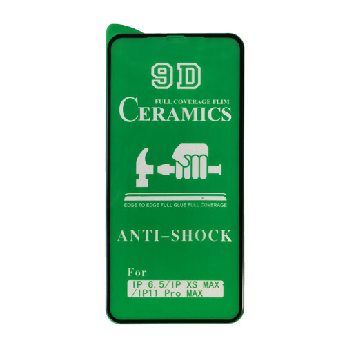 Захисне скло CERAMIC iPhone XS Max / 11 Pro Max Black тех упаковка, фото 1